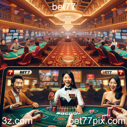 Cassino ao Vivo no Bet77: A Experiência Real de Jogar Online